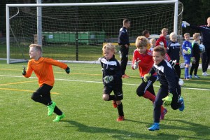 De training is weer begonnen.