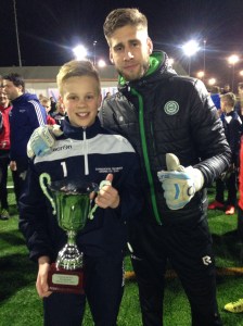 Cas Schipper en trainer Stefan van der Lei