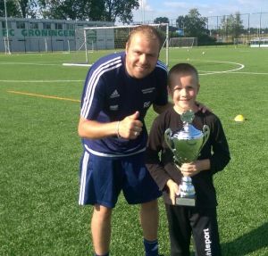 Tjarko Eitens en trainer Robert Eimers