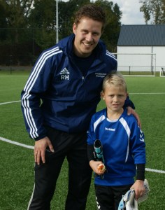 Casper Roelfsema en trainer Rick Hofkamp