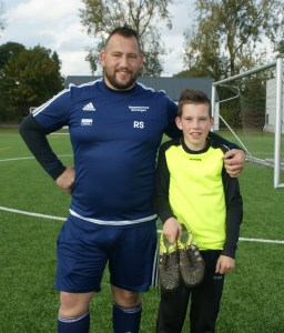 Corne vd Heide en trainer Ronald Sevinga