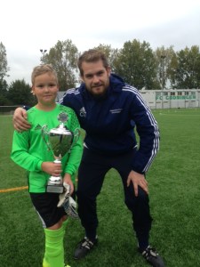 Joost Volmer en trainer Chris Weggemans