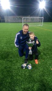 Milan Haverlach en trainer Andre Wolfs