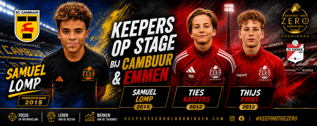 Samuel Lomp Ties Kaspers en Thijs Prins
